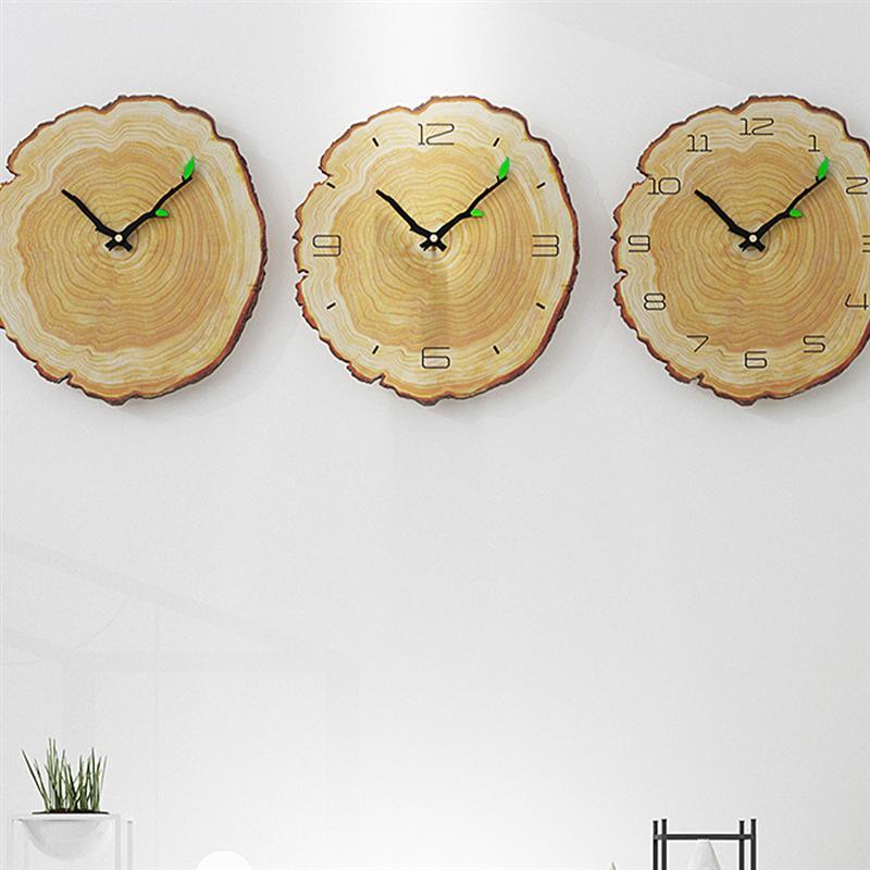 Higolot™ Wooden Annual Rings Wall Clock
