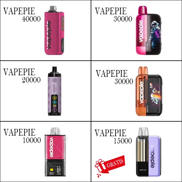 【5 kaufen, 1 gratis】Vapepie All-Star Set-6er