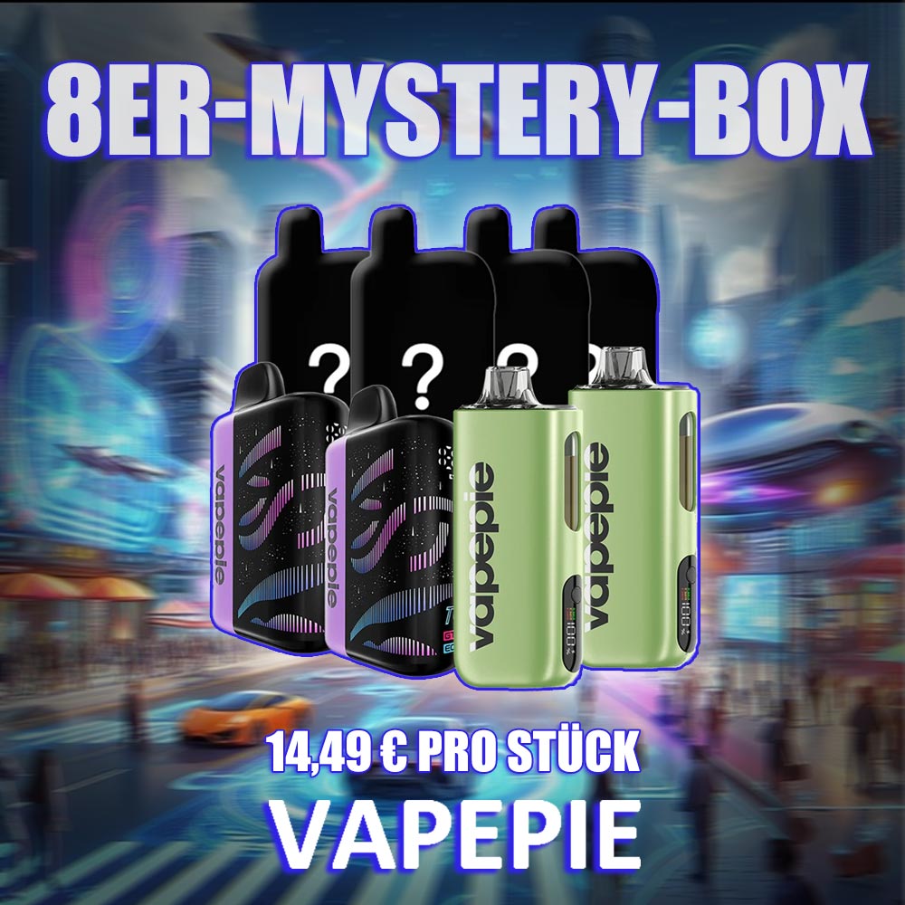 【14,49 € pro Stück】Vapepie All-Star Set-8er