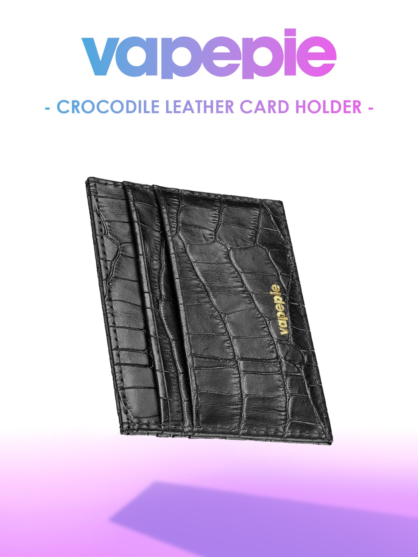 Vapepie Leather Card Holder