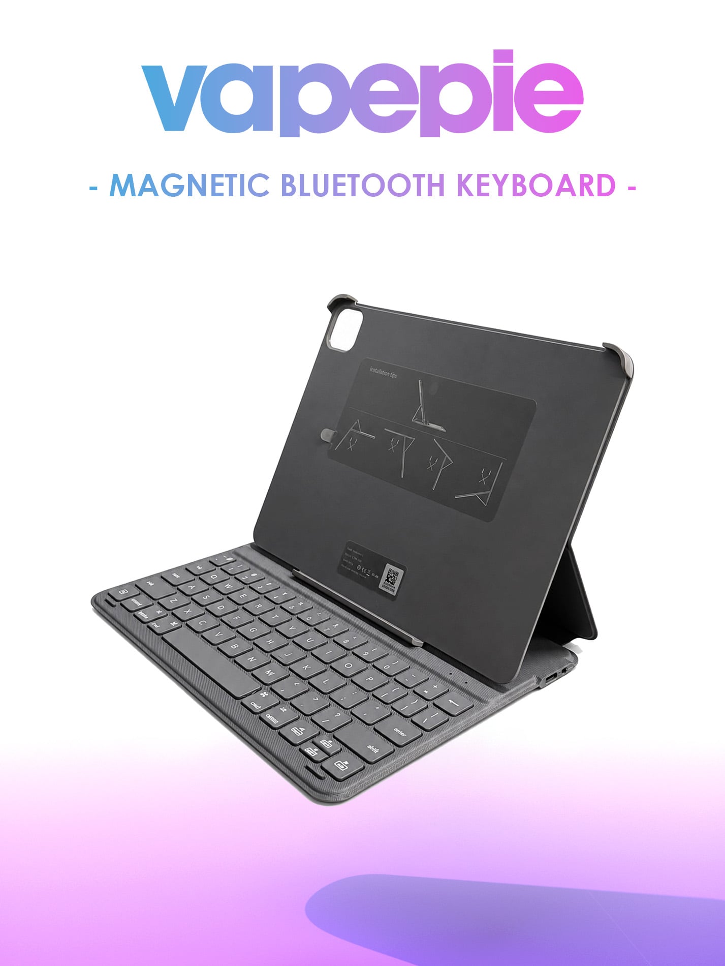 Vapepie Magnetic Bluetooth Keyboard