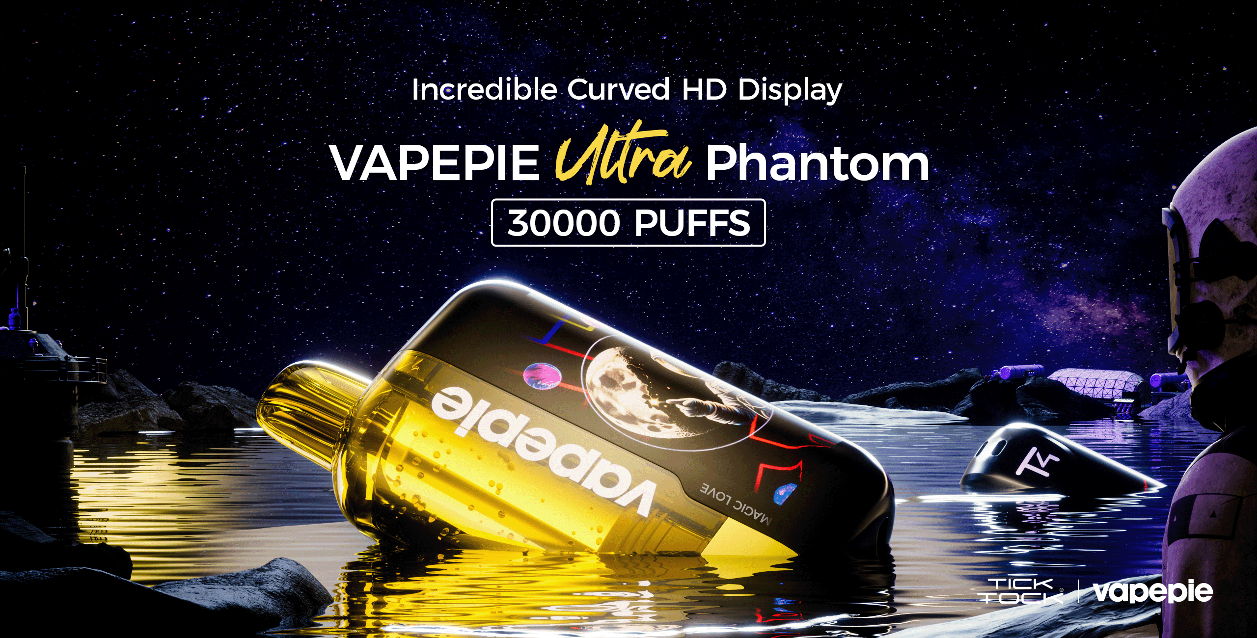 ☄️VAPEPIE Ultra Phantom 30000 PUFFS x TK