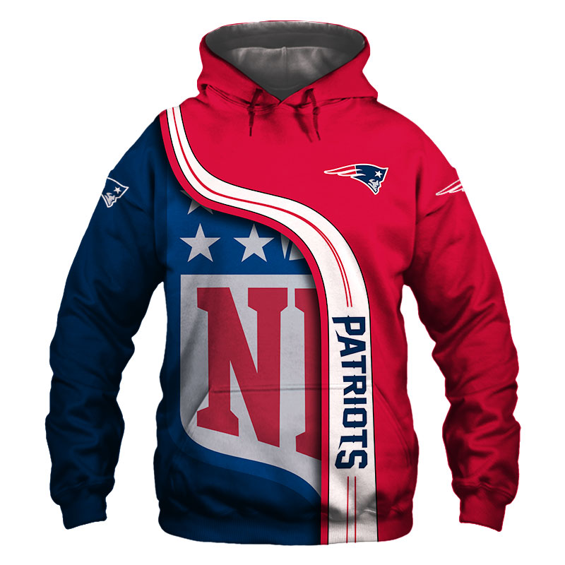 NEW ENGLAND PATRIOTS 3D HOODIE NNEP001