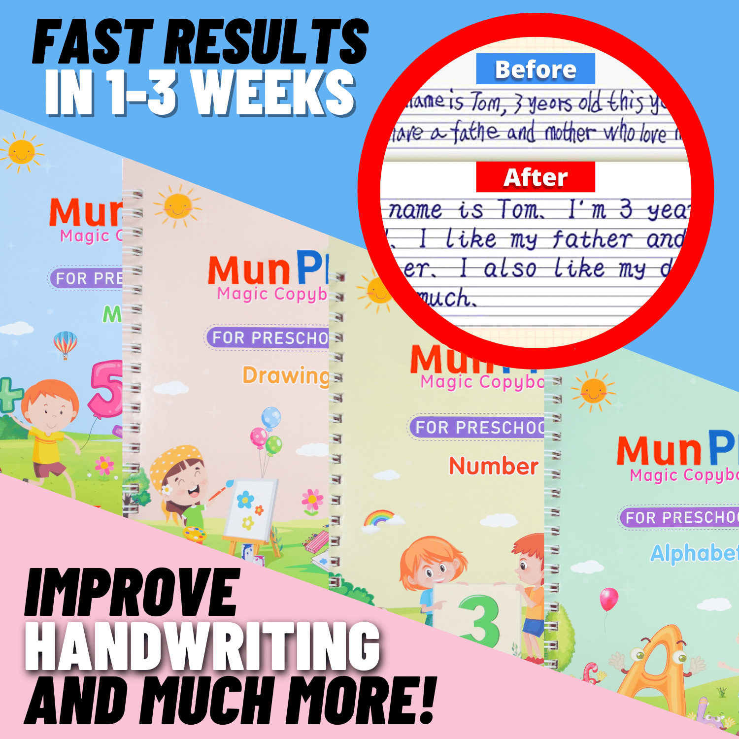 ⚡MAGIC GROOVETM Practice Copybook