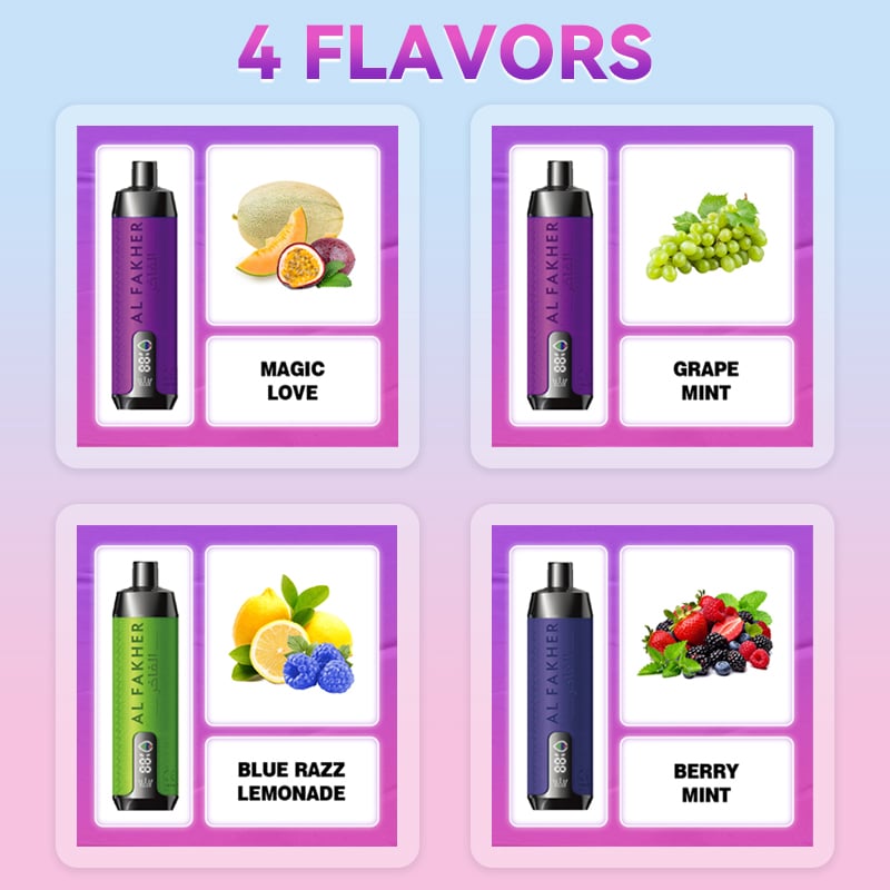👇Wählen Sie Ihren Lieblingsgeschmack 👇AL FAKHER 15000 Puff Vape crown bar 5%