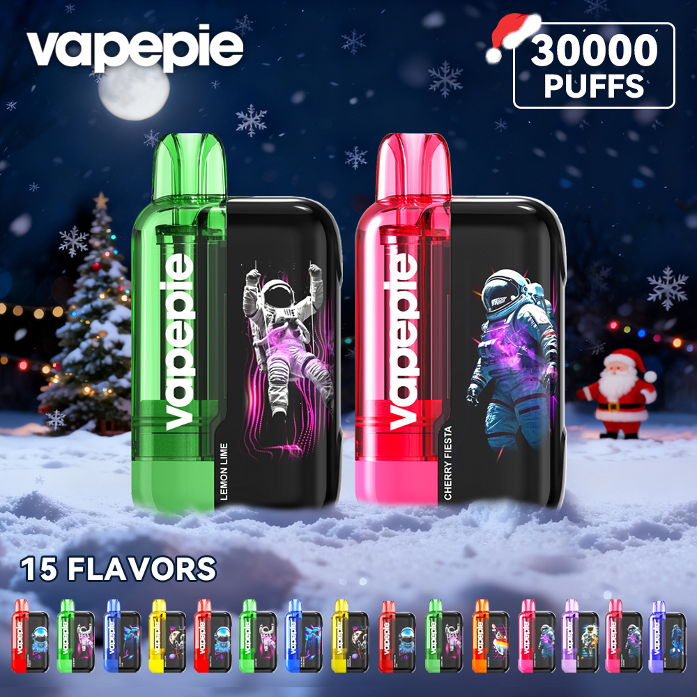 VAPEPIE x TK🔥Vapepie Ultra Phantom 30000 Vaping – Tick Tock Limited LED-Nachtlicht-Edition