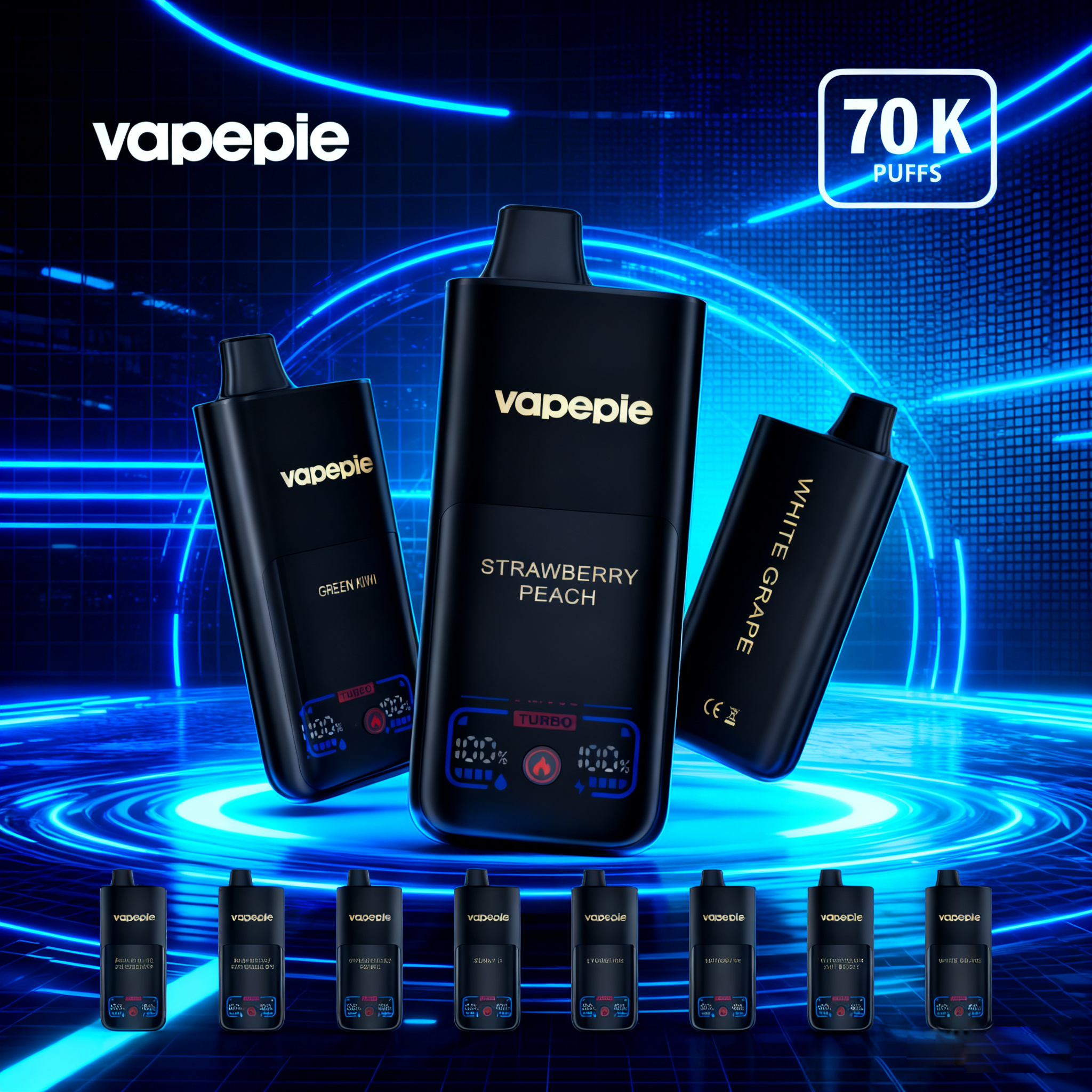 Vapepie Mega 70000 Züge Einweg Vape Deutschland– Schnelle Lieferung 2025