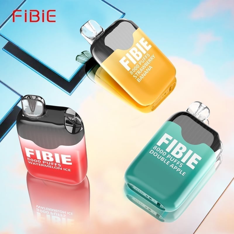 FIBIE 8000 Puffs Disposable Vapor Wands(8000 PUFFS) - Grape-Ice