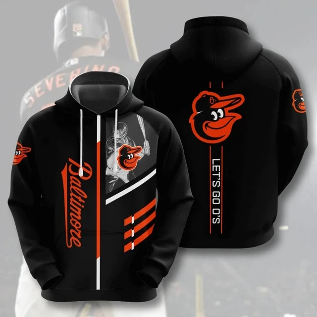 BALTIMORE ORIOLES 3D HOODIES BO005