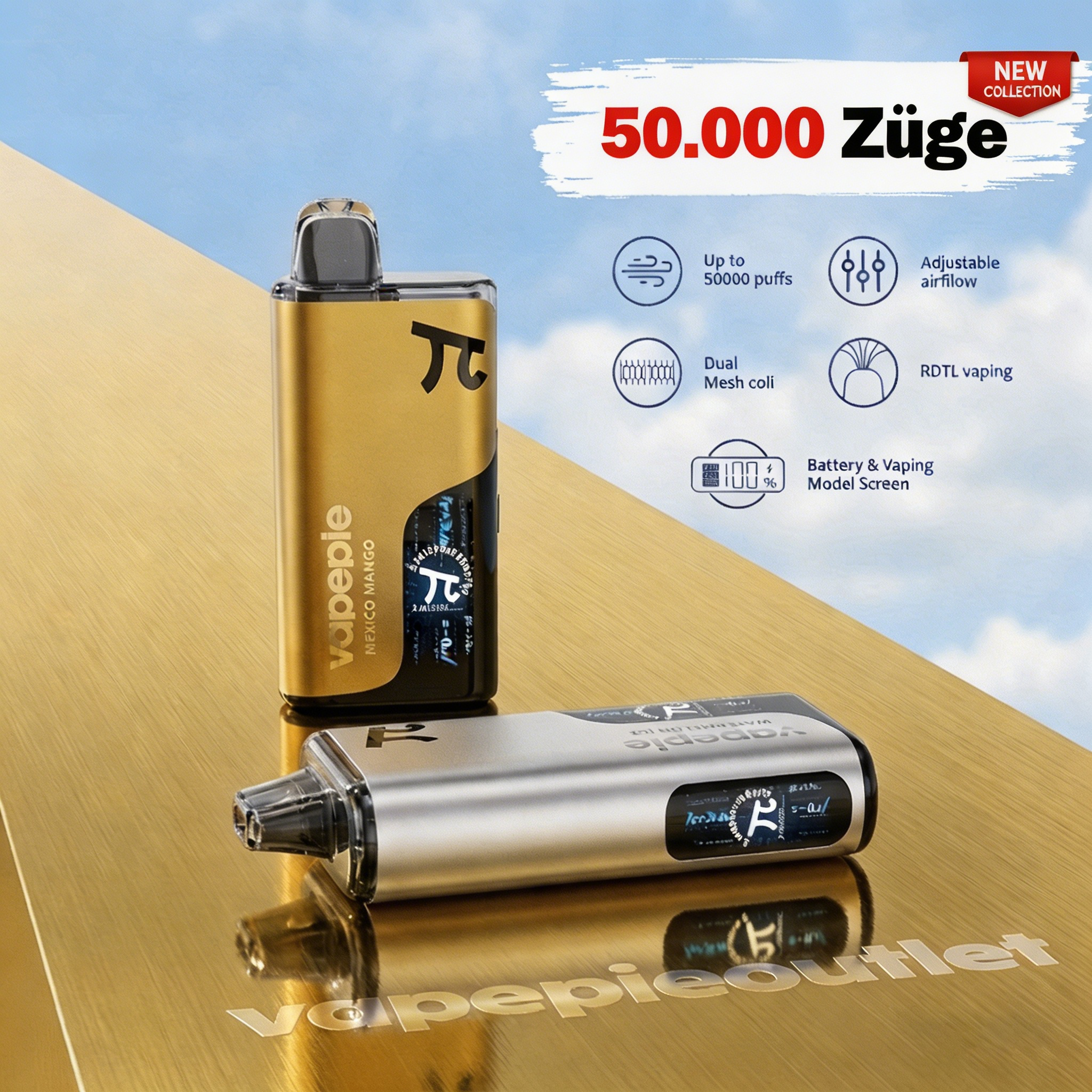 🆕VAPEPIE MATRIX 50000 PUFFS