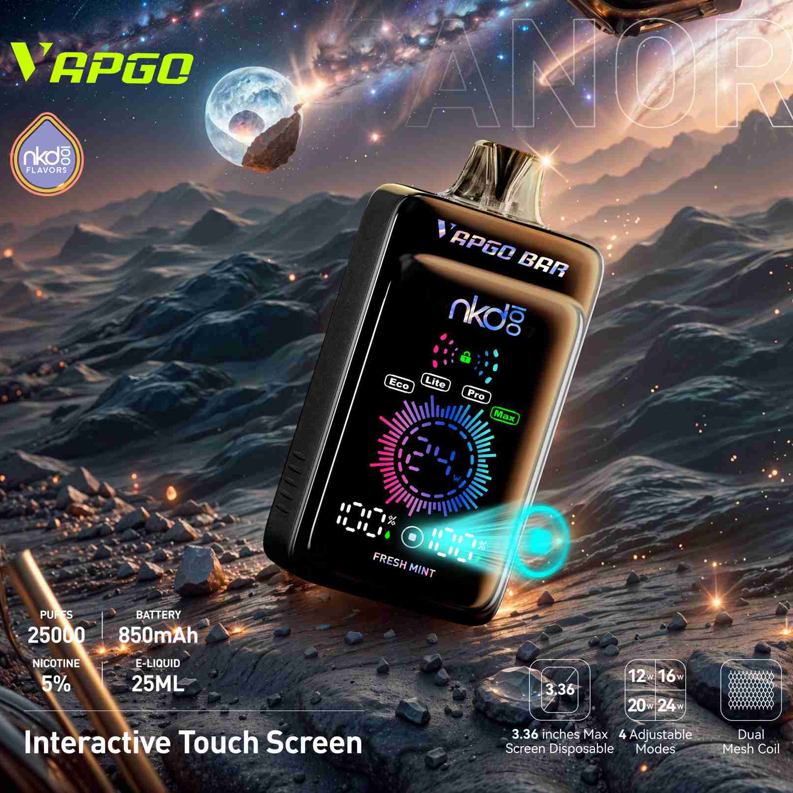 VAPGOBAR Panora 25.000 Züge