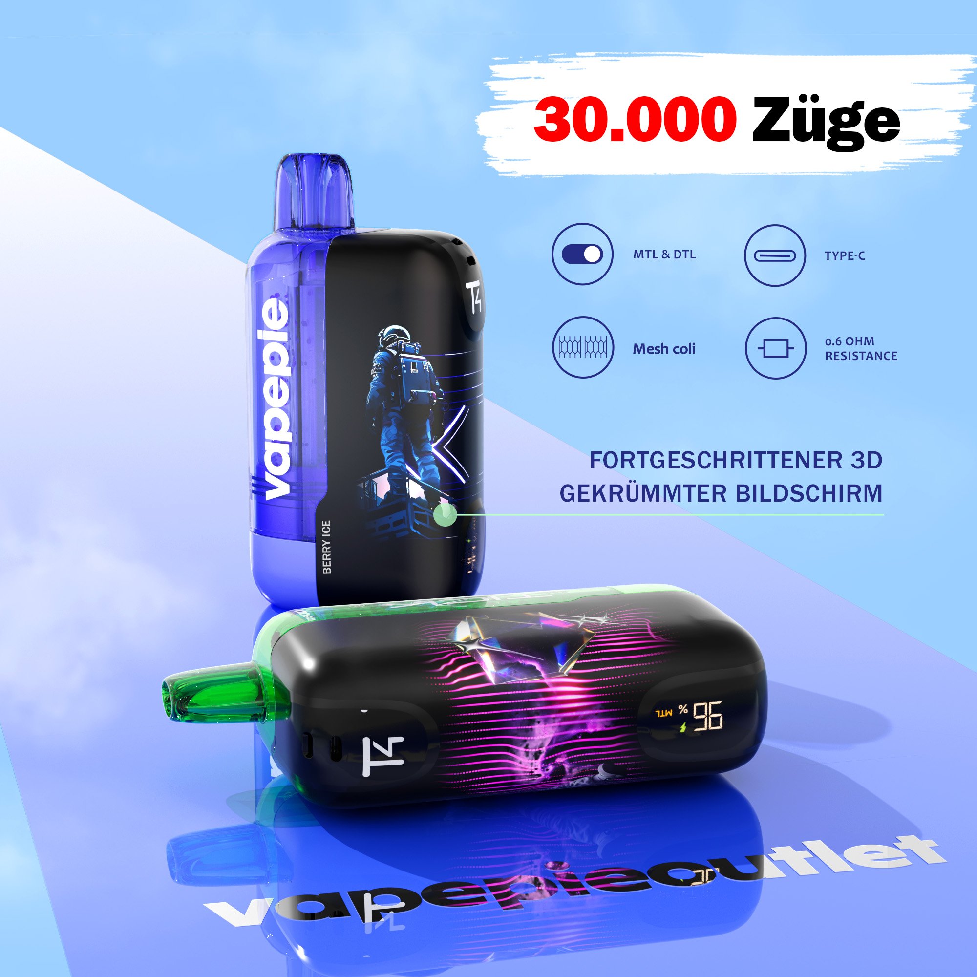 VAPEPIE Phantom 30.000 Züge