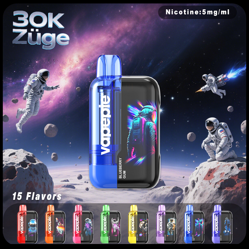 VAPEPIE Phantom 30.000 Züge (Nikotinstärke: 5mg/ml)