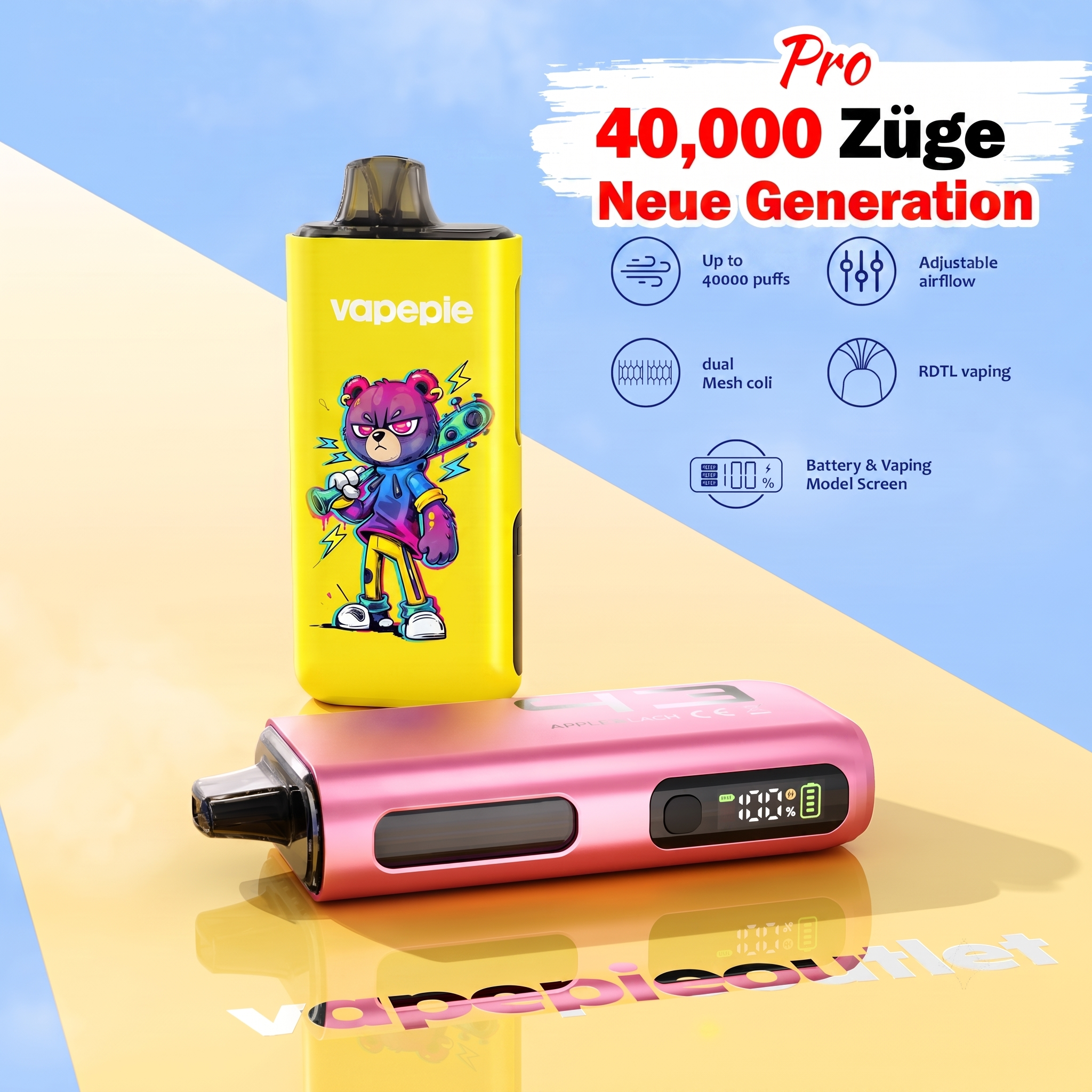 VAPEPIE PRO 40000 Neue Generation