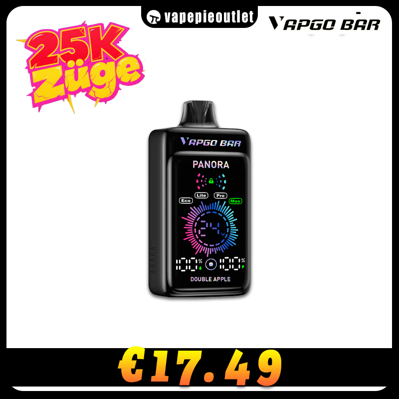 VAPGOBAR Panora 25.000 Züge