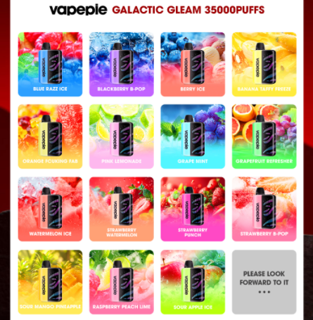 VapePie Galactic Gleam 25000 Puff Vape – Curved Screen & Massive Puffs | USA Delivery