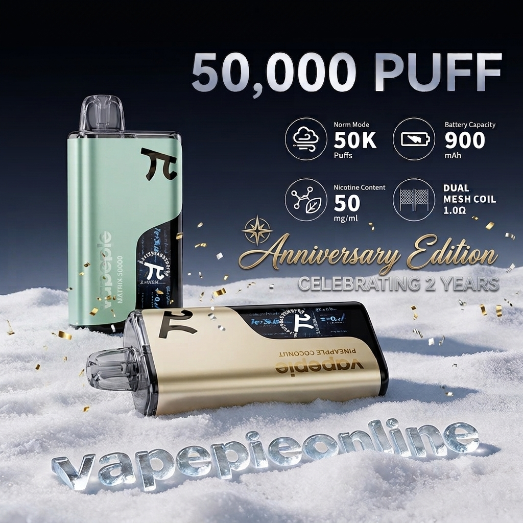 VapePie Matrix 50000 Puff Disposable Vape | Anniversary New Release