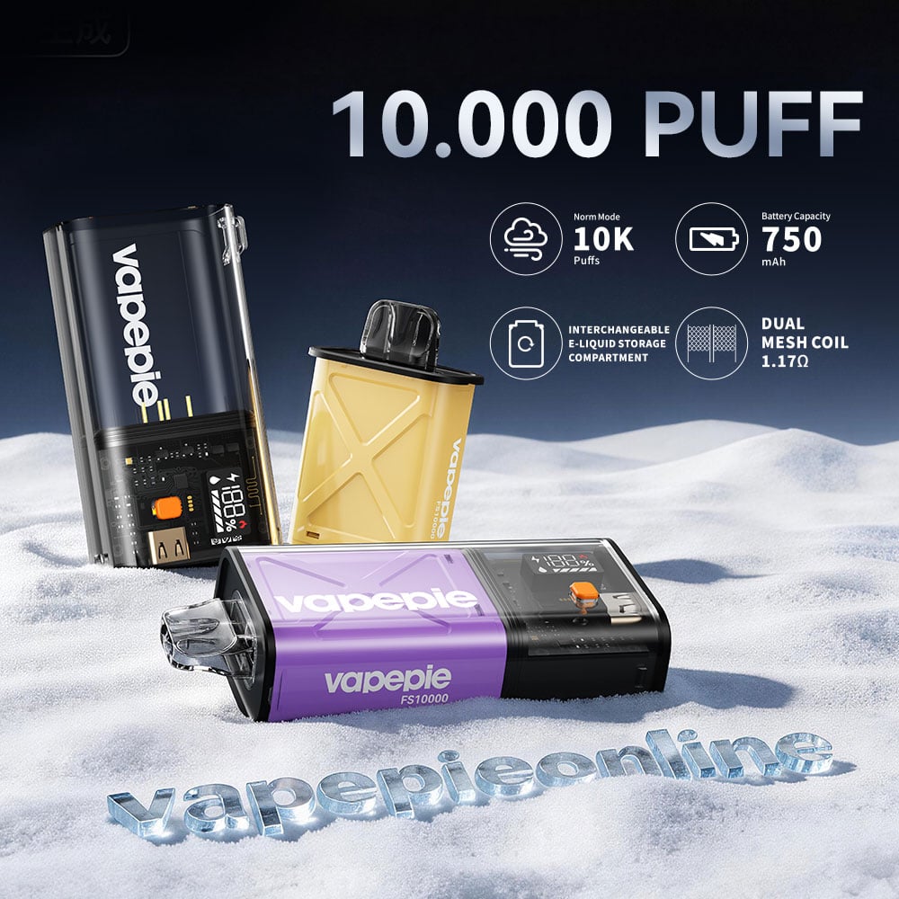 Vapepie Disposable Pod Kit 10000 Puffs-Switch pods and flavors anytime-anywhere