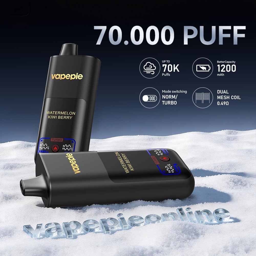 Vapepie Mega 70000 Puff Disposable Vape – U.S. Warehouse Fast Shipping