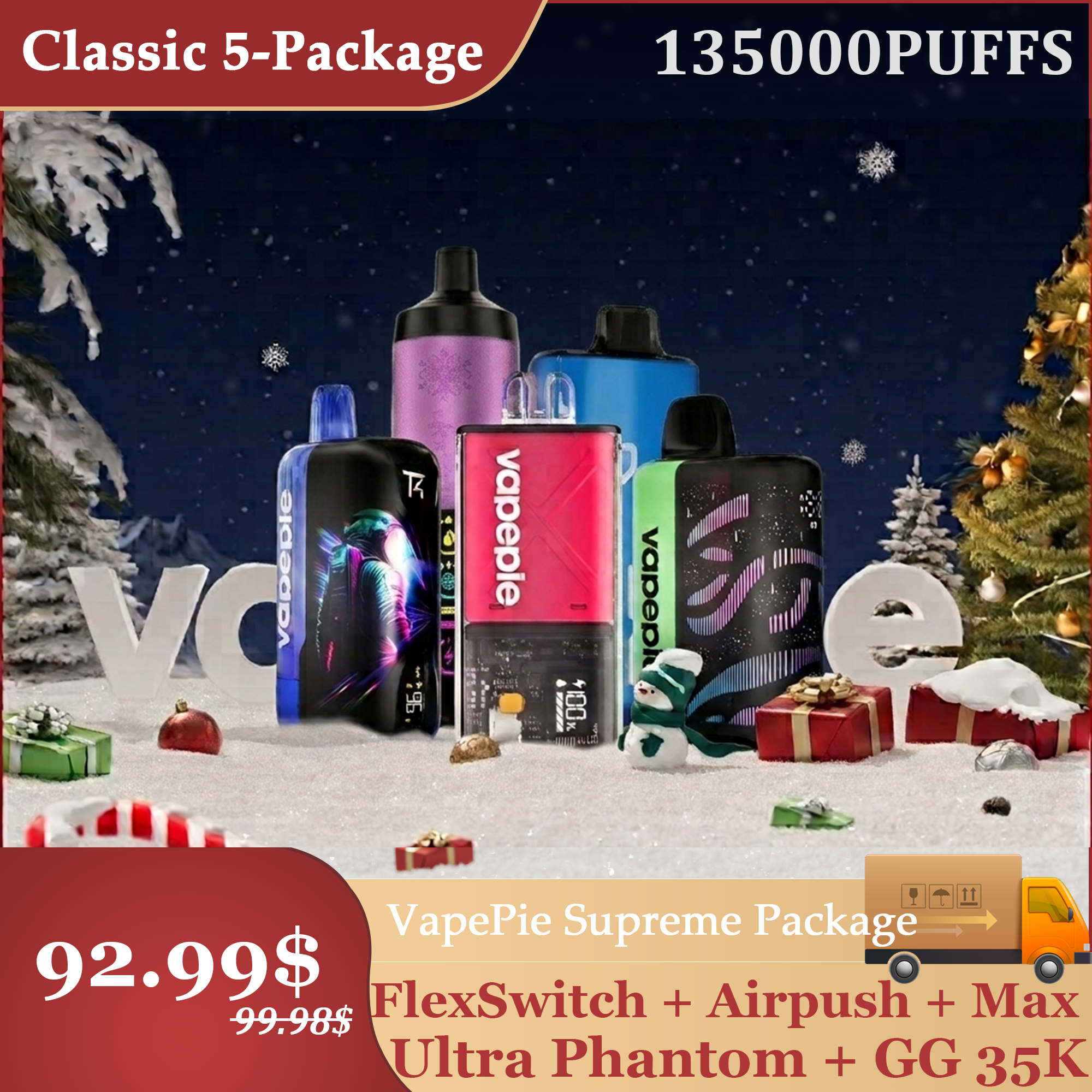 【USA】Vapepie Ultimate 5-Pack Bundle