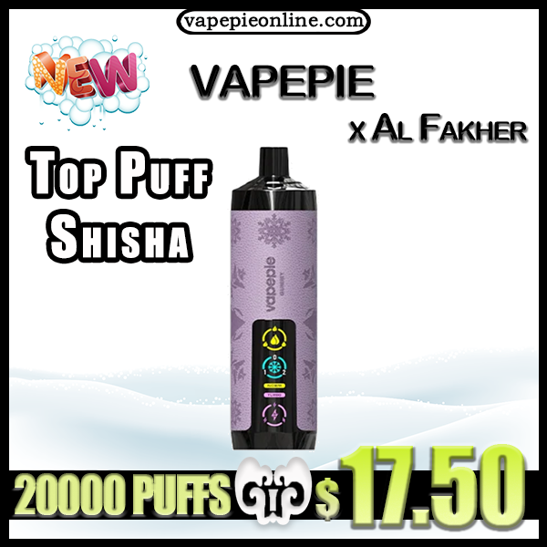 Vapepie AirPush 20000 Puff Vape - The first ultra-high puff shisha