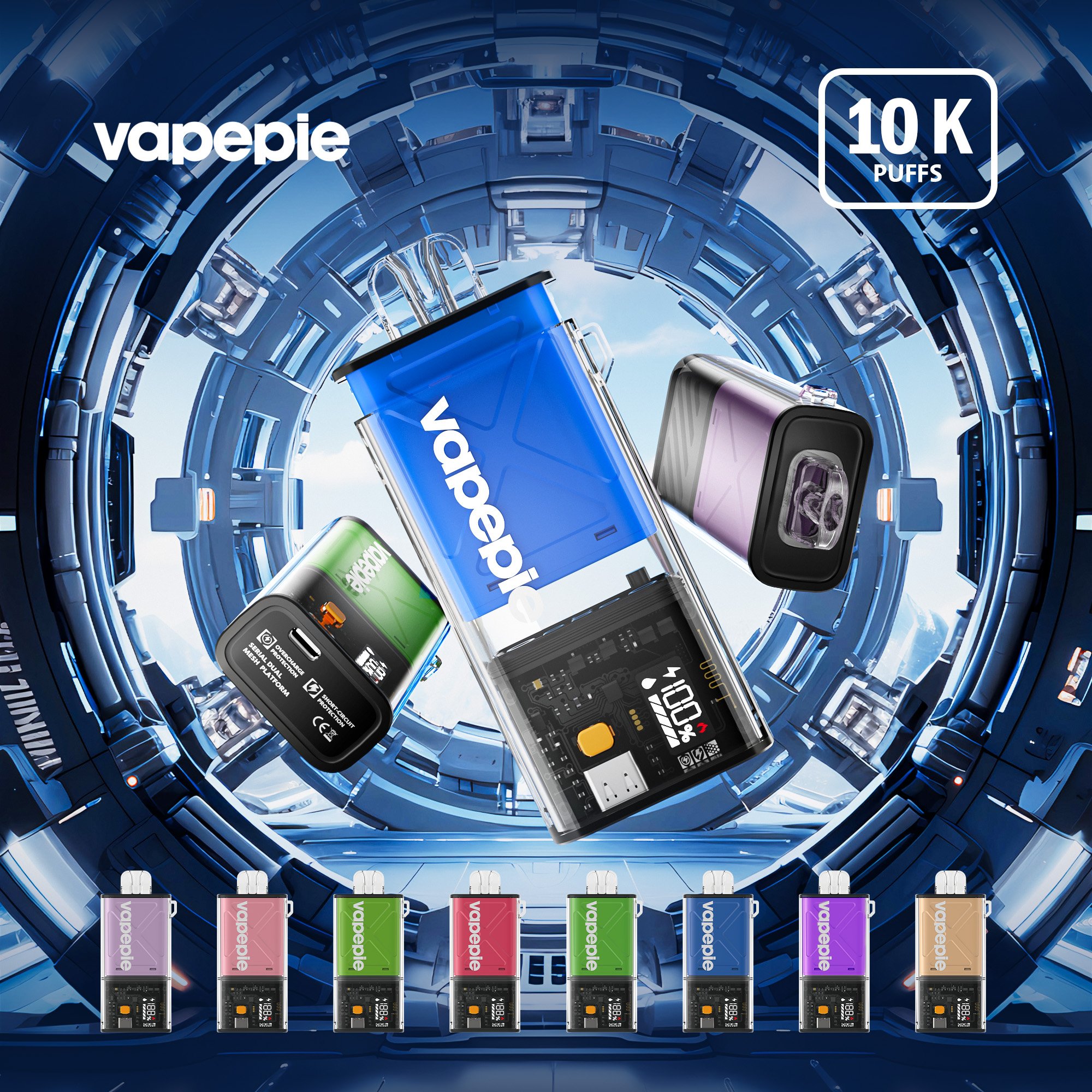 Vapepie FlexSwitch 10000 Puff Vape - Eco-friendly disposable vape 2025