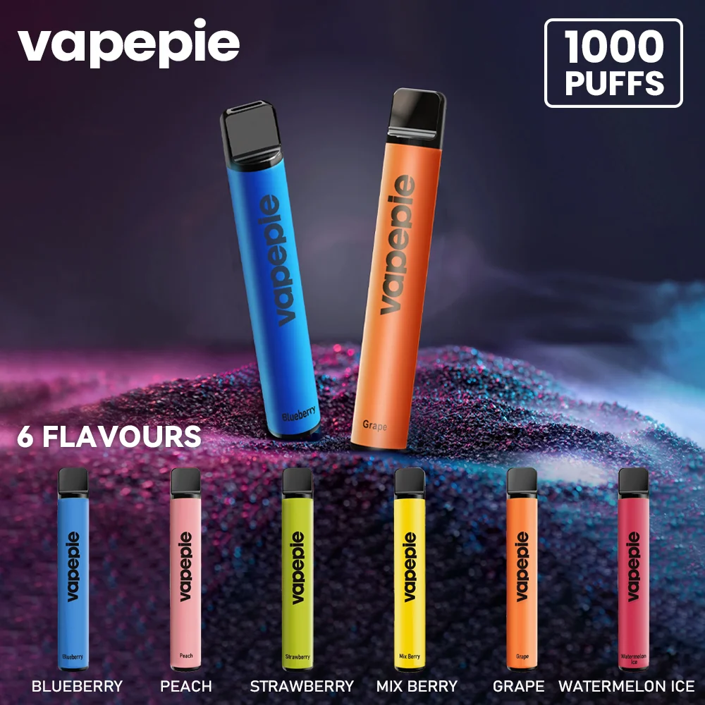 Vapepie Mini 1000 Puff Vape - Disposable vape with mesh coil for better flavor