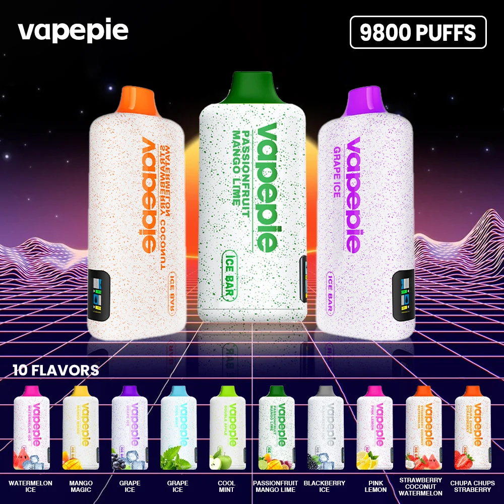Vapepie PowerGo 9800 Puff Vape -The first ever charge-free vape