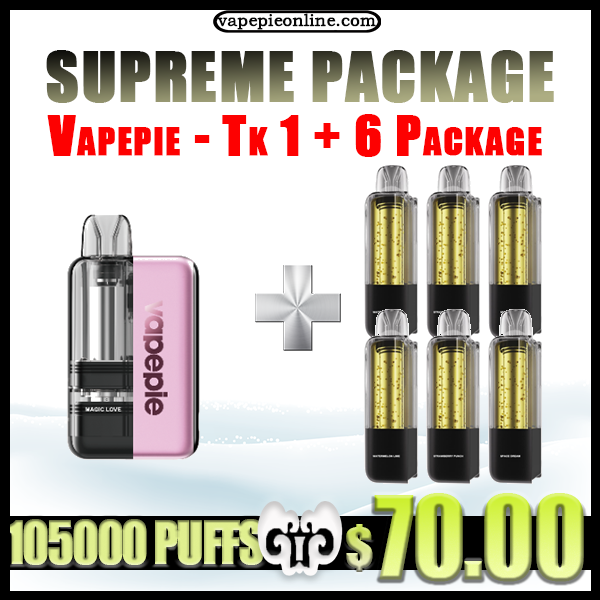 Vapepie Ultra X 15000 Puff Vape+6 Pods Bundle