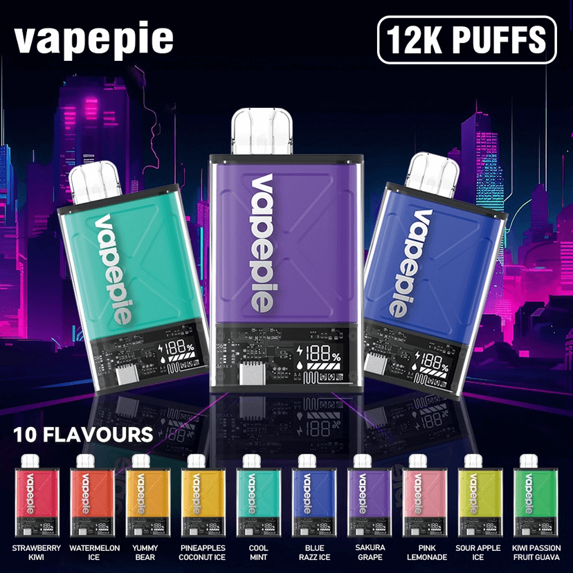 🇺🇸Vapepie 12000 Puffs Fusion View Vape Dual Mesh for Rich Flavor & Smooth Vaping(US Warehouse)