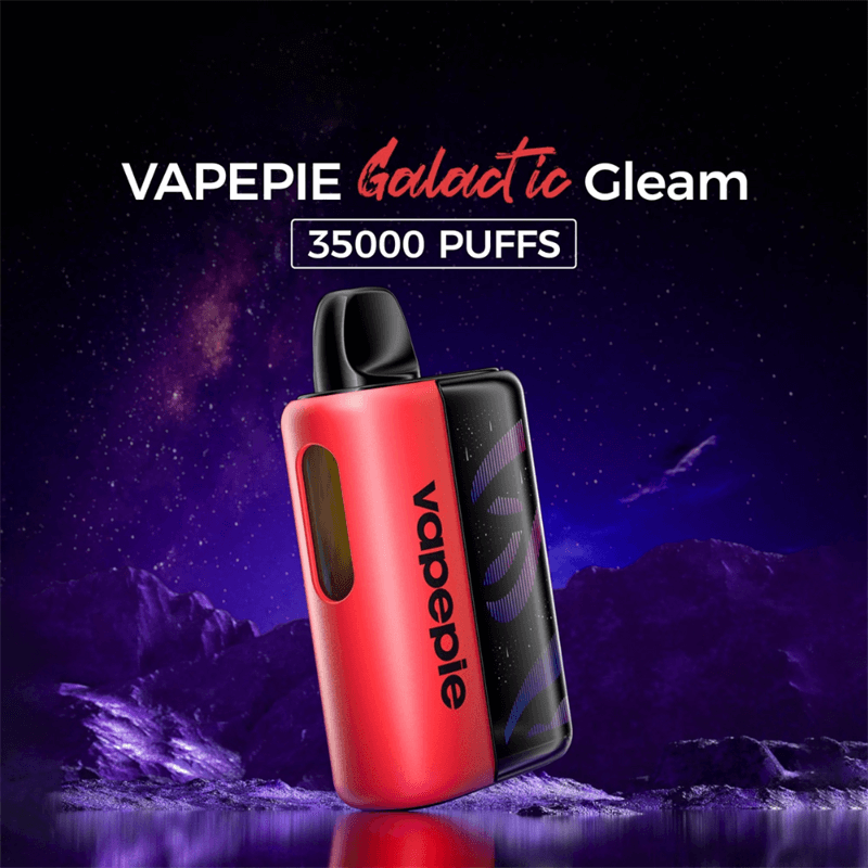 🇺🇸Vapepie Galactic Gleam 35000 Puff Vape · Smooth MTL Disposable with 3D Cosmic Screen