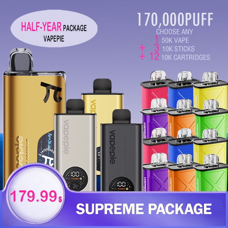 🔥Vapepie Best 170k Puffs Vape Bundle | 6-Month Vaping Supply | Matrix & FlexSwitch🔥