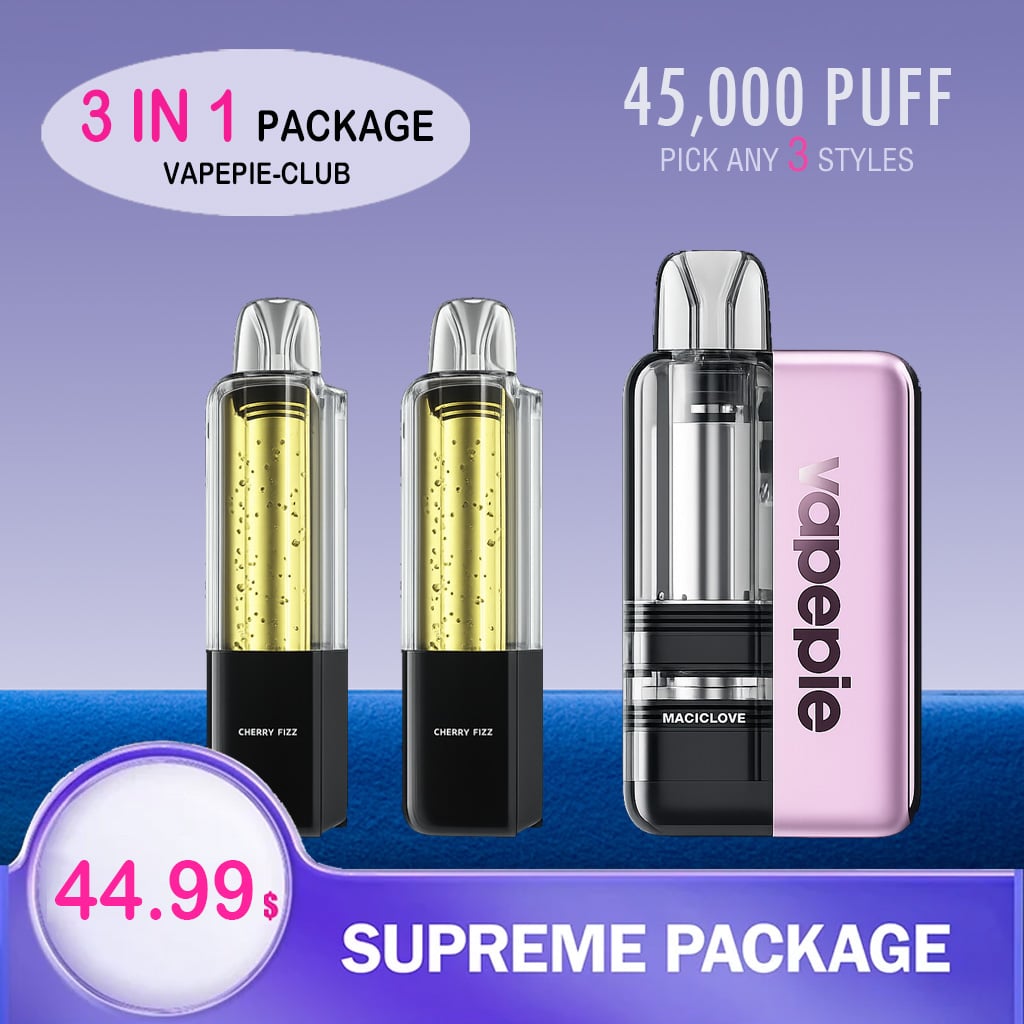 🔥Vapepie 45k Puffs 3 In 1 Value Package🔥