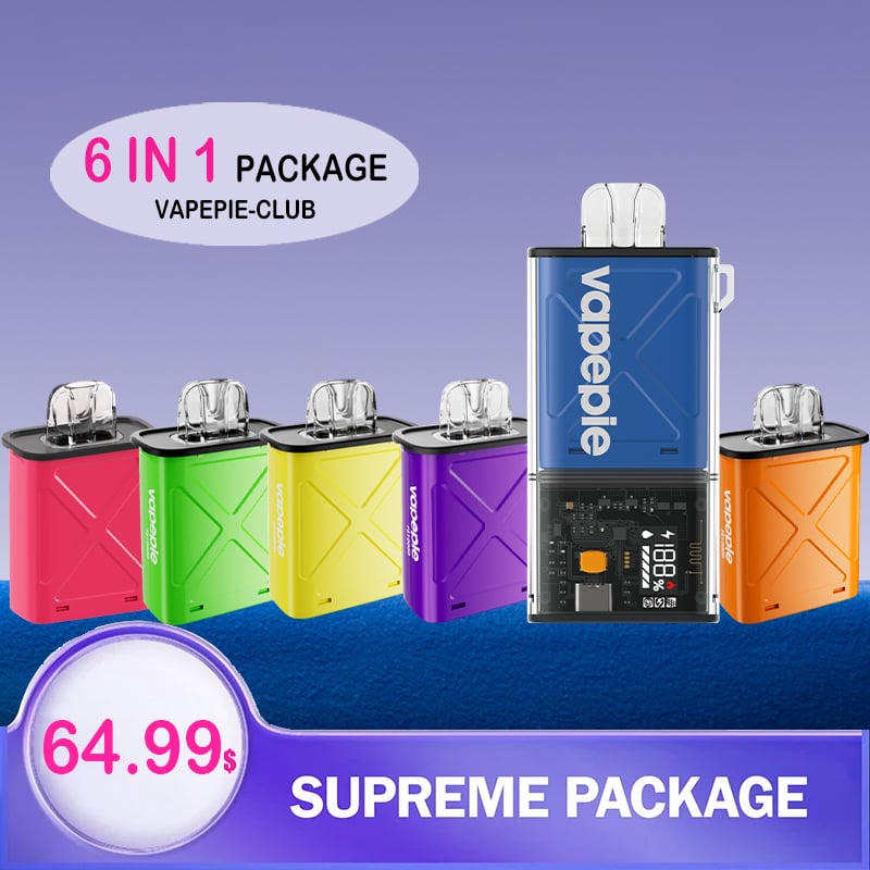 🔥VAPEPIE 10000 PUFFS 6 IN 1 VALUE PACKAGE🔥