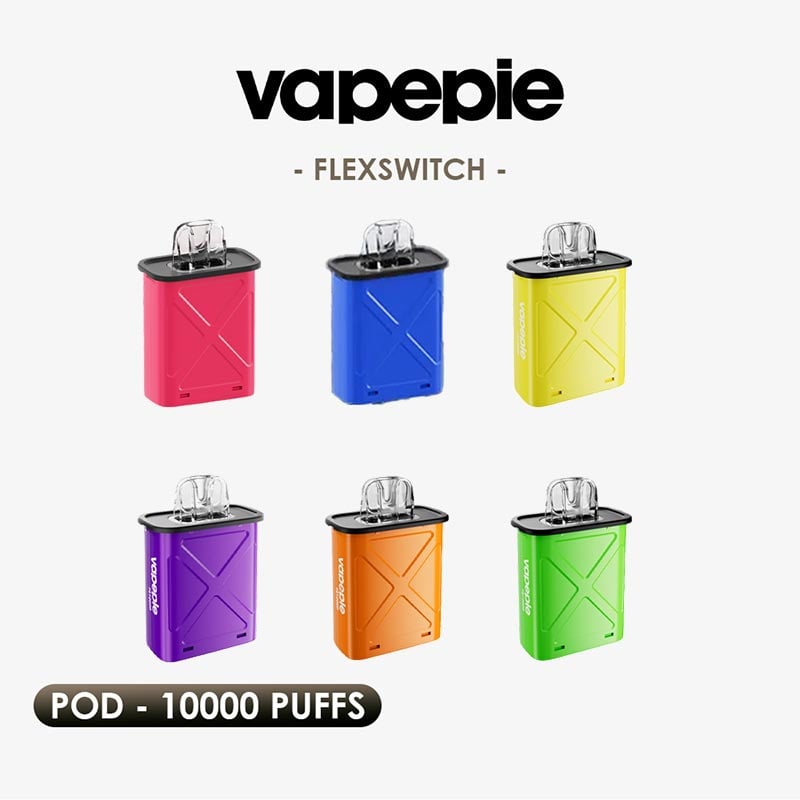 Vapepie FlexSwitch 10000 Puffs Pods Package【ONLY POD】