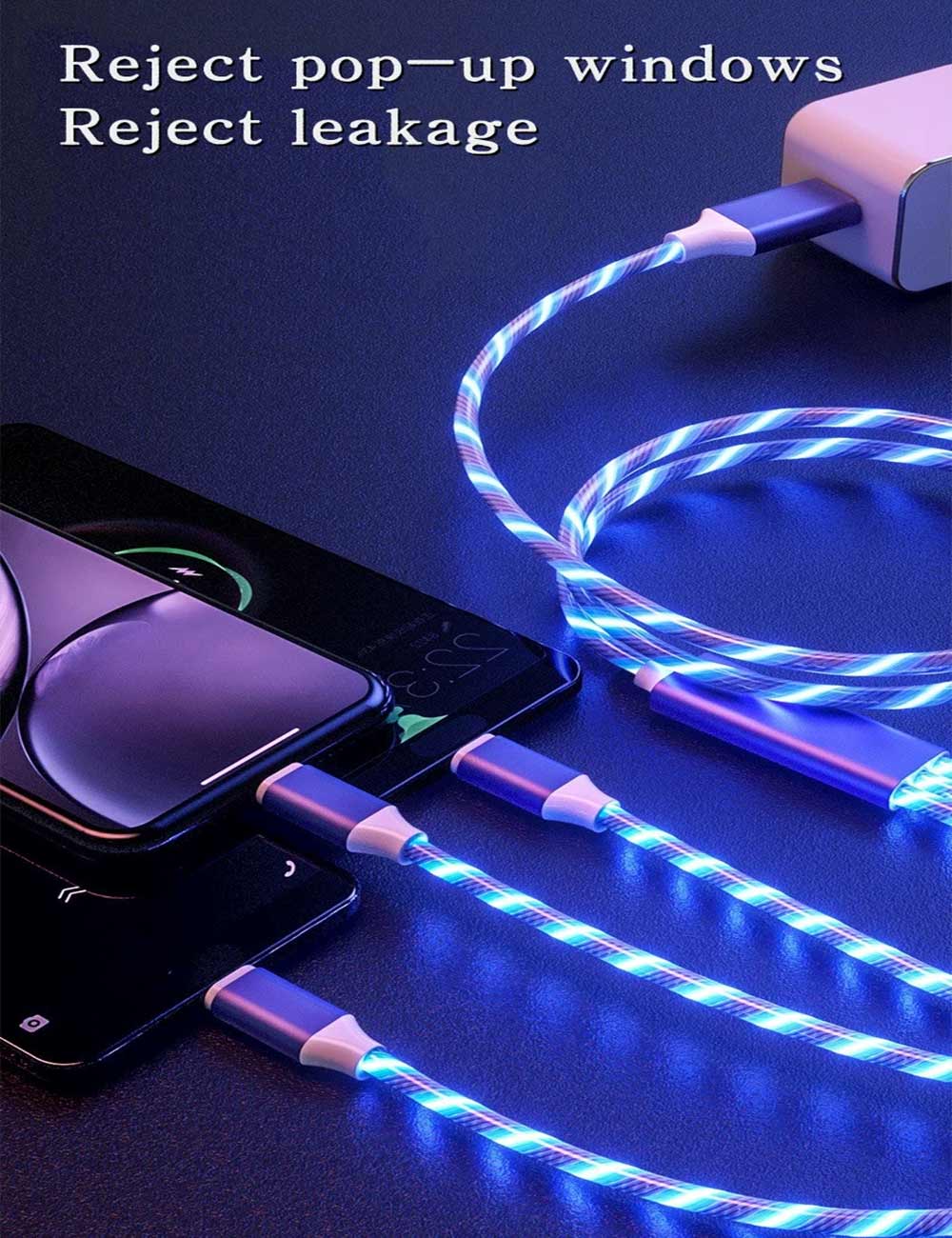 3 Fans and 1 Charging Cable | U.S. Warehouse