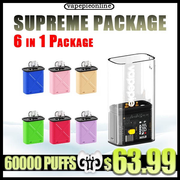 🔥VAPEPIE 10000 PUFFS 6 IN 1 VALUE PACKAGE🔥