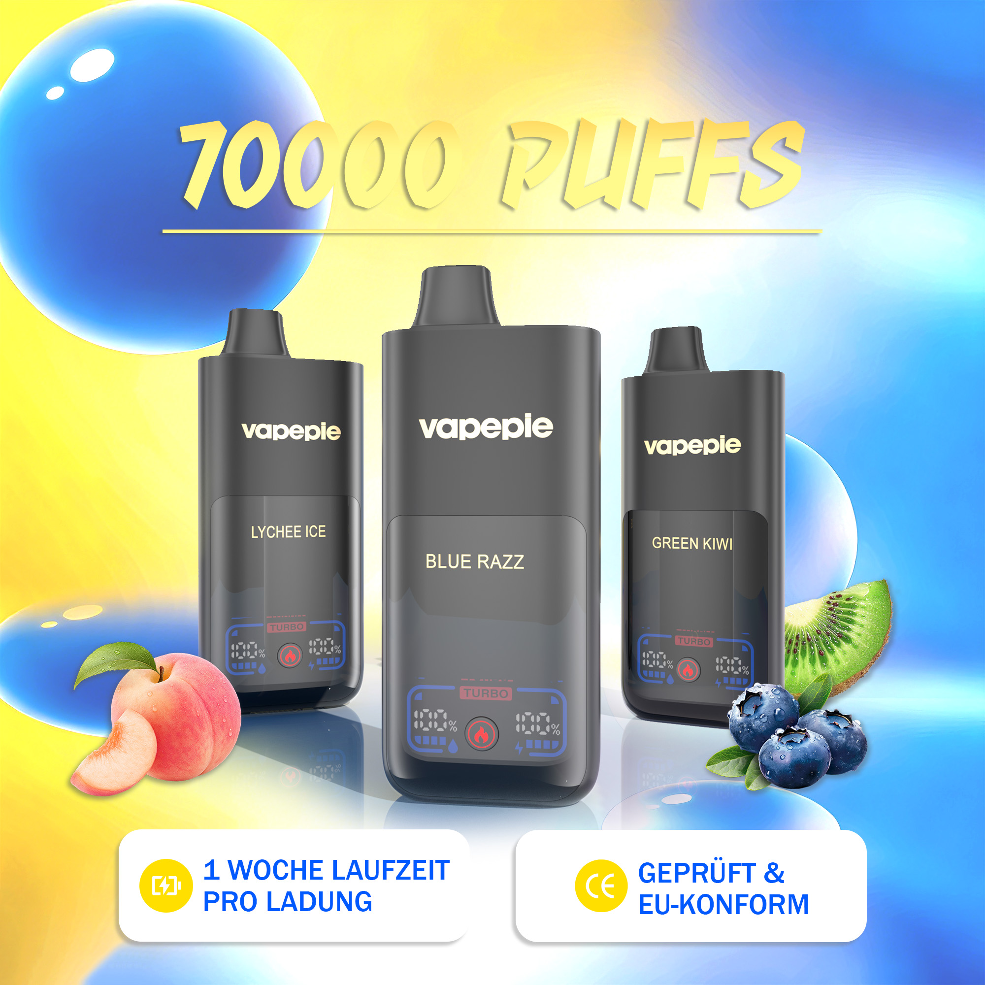 Vapepie Mega 70.000 Züge