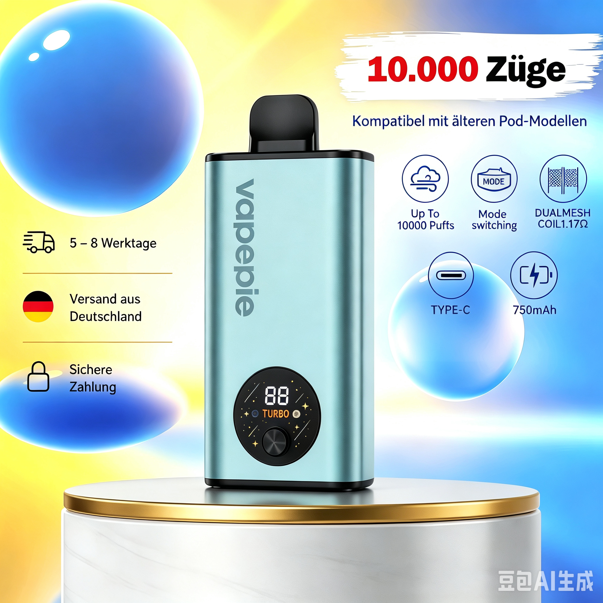 VAPEPIE FS 10000 Upgrade-Etui