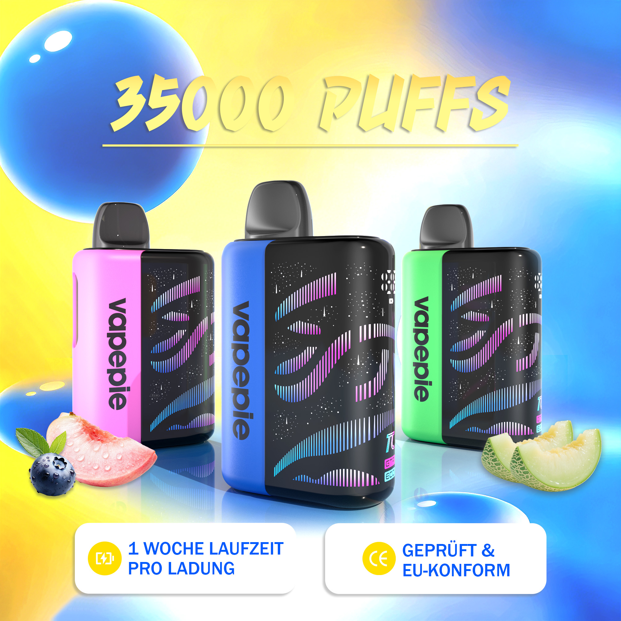 Vapepie Galactic Gleam 35.000 Züge