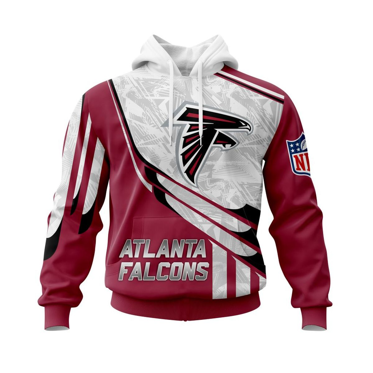 ATLANTA FALCONS 3D HOODIE SKULL0801