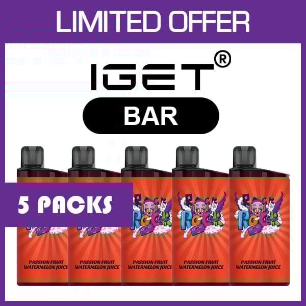 Strawberry Raspberry Flavor Vape IGET Bar 3500 Puffs