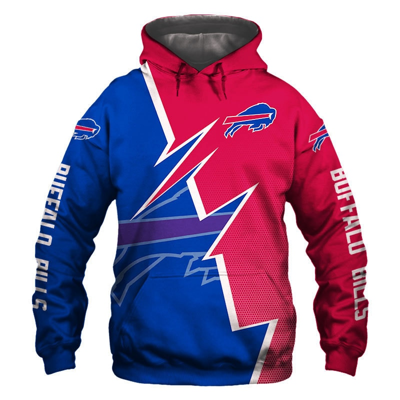 BUFFALO BILLS 3D HOODIE  BBBB007