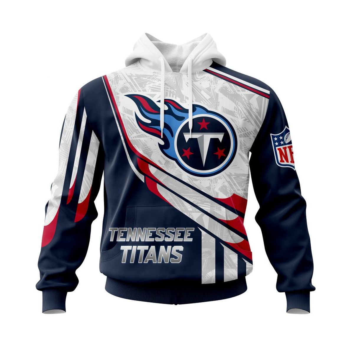 TENNESSEE TITANS 3D HOODIE SKULL0801