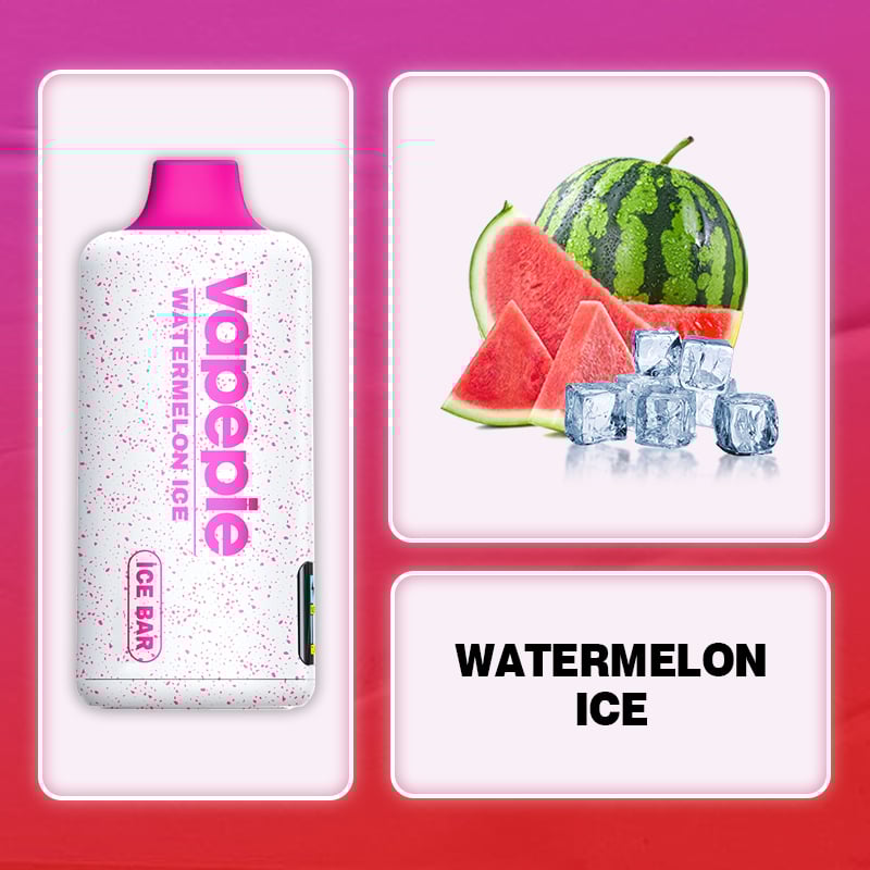 WATERMELON ICE & VAPEPIE PowerGo 9800 PUFFS