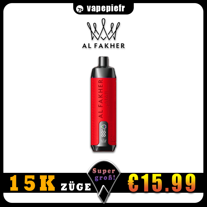 🔥 AL FAKHER 15000 Puffs with Integrated Hookah Soundwaves!