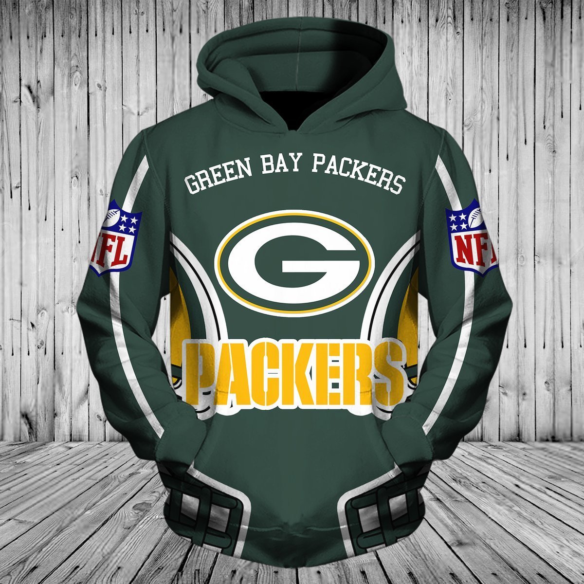 PACKERS 3D HOODIE 13