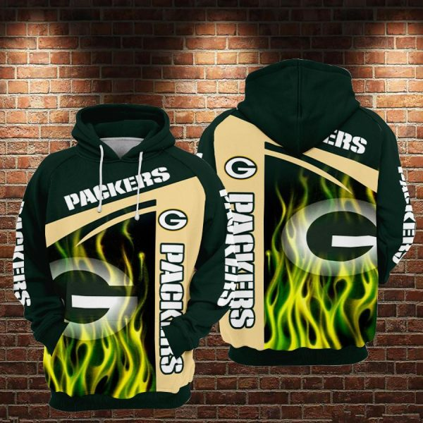 GREEN BAY PACKERS 3D HOODIE AGBP04