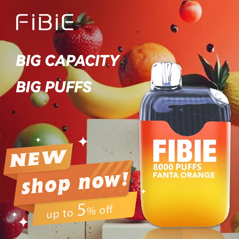 FIBIE 8000 Puffs Disposable Vapor Wands (10 Flavors Collection)