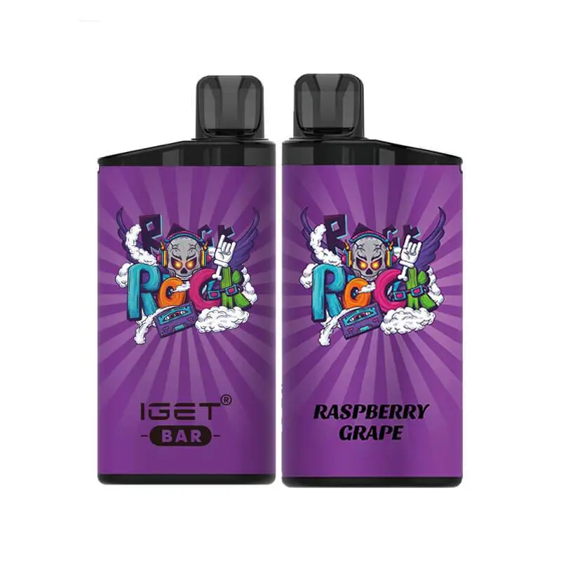 Raspberry Grape Flavor Vape | IGET Bar 3500 Puffs